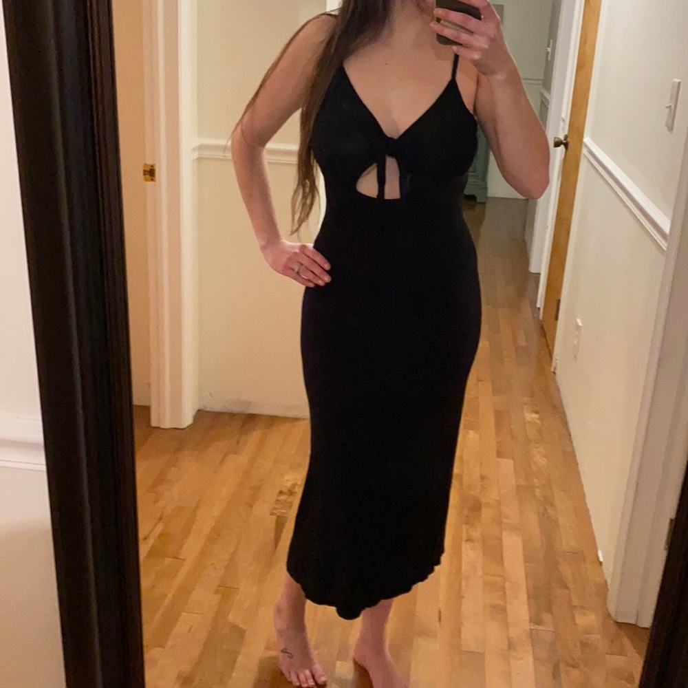 Black Midi Dress